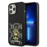 Karl Lagerfeld Karlimals Cardslot &uuml;mbris jaoks iPhone 13 Pro Max - must