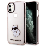 Karl Lagerfeld KLHCN61HNCHTCP iPhone 11 / Xr 6.1" roosa/roosa hardcase Ikonik Choupette