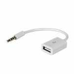 Audio adapteris Akyga AK-AD-24 i&scaron; USB į 3,5mm