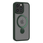 Comma &uuml;mbris Joy Shark Mag jaoks iPhone 15 Plus navy roheline