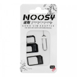 Adapters Nano SIM/Micro, Micro Sim and Nano/Sim (NOOSY 3in1) must