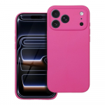 Dėklas silikoninis 2 mm iPhone 17 Pro Max rožinės spalvos