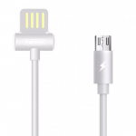 REMAX kabelis Waist Drum RC-082m - USB į Micro USB - baltas