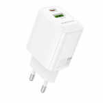 Įkroviklis Borofone BN27 20W USB-C/USB-A baltas