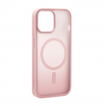 Puro Gradient MagSafe Silicone &Uuml;mbris jaoks iPhone 15 Plus - Roosa
