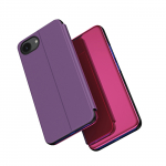 Clear View &Uuml;mbris jaoks iPhone 16e Flip Cover - roosa