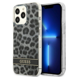 Guess GUHCP13LHSLEOK iPhone 13 Pro / 13 6.1" hall/halli k&otilde;vakaaneline Leopard