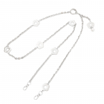 Telefono rai&scaron;tis G-05 sidabrinis