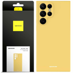 Spacecase silikoninis dėklas Galaxy S22 Ultra geltonas