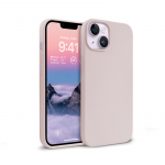 Crong Color Cover &uuml;mbris seadmele iPhone 14 Plus, liivaroosa