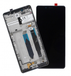 Ekranas Sony i3312/i4312 L3 2019 su lietimui jautriu stikliuku ir rėmeliu Black originalus (used Grade B)
