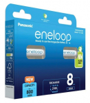 Įkraunamos baterijos PANASONIC ENELOOP AAA 800 mAh 8 szt (BK-4MCDE/8HH)