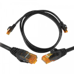 CAT6e UTP v&otilde;rgu patchcord kaabel 8P8C must 1m