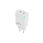 Maxlife MXTC-09-45CC GaN PD QC charger 2x USB-C 45W white