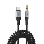 Kaabel AUX Jack 3,5 mm - USB C Hoco 1,5 m UPA33B must