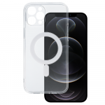 TEL PROTECT MagSilicone &Uuml;mbris jaoks Iphone 12 Pro Max L&auml;bipaistev