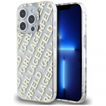 Karl Lagerfeld IML Fullover Logo &uuml;mbris jaoks iPhone 15 Pro Max - kuldne