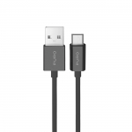 Puro 12W TPE USB-A - microUSB 2m Kaabel - must