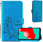 &Uuml;mbris Flower Book Samsung A556 A55 5G sinine