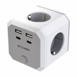 BlitzWolf BW-EC2 8-in-1 Power Cube (4xAC / 2 x USB-A / 2 x USB-C)