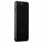 Moshi XT &uuml;li&otilde;huke l&auml;bipaistev j&auml;ik &uuml;mbris seadmele iPhone 8 Plus / 7 Plus, Stealth Black v&auml;rvitoonis