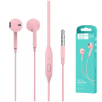 Handsfree Denmen (DR01P) 3,5mm roosa