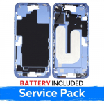 Apple iPhone 16 Plus keskkere korpus + aku / Ultramarine / (Hoolduspackett)