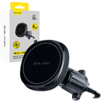 Blavec autohoidik BHC-06B 15W magnetiline induktsioonlaadimise ja aktiivjahutusega ventilatsiooniavale (BHC06B-MAVIB) must