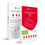 H&uuml;briid nano klaaskile l&otilde;ikamismasinale 2. ja 3. p&otilde;lvkonna Forcell F-Protect Flexible NANO 9H MATT 0,38mm 196 x 125 mm 10 tk