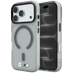 BMW M IML Frosted Metal Logo & Trims &uuml;mbris seadmele iPhone 18 Pro / 17 Pro, MagSafe-&uuml;hilduv &ndash; grafiidiv&auml;rvi