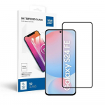 Apsauginis stiklas Blue Star - SAMSUNG Galaxy S24 FE Visas veidas (pilnas klijavimas/dėklo draugi&scaron;kas) - juodas Apsauginis stiklas Blue Star