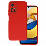 TEL PROTECT Luxury dėklas telefonui Xiaomi Redmi Note 11 5G/Note 11S 5G/Poco M4 Pro 5G raudonas