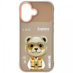 Nimmy Cool&Cute 2.0 Bear &Uuml;mbris jaoks iPhone 17 - Beige