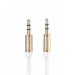 USAMS garso adapteris jack 3,5mm - 3,5mm 1m baltas YP102 (YP-01)
