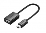 Adapteris UGREEN (US249) i&scaron; MiniUSB į USB (OTG) juodas