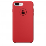Dėklas "Silicone Case" skirtas iPhone 7 Plus (8 Plus) / Red Product / su įpakavimu