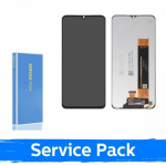 Ekranas skirtas Samsung A137 A13 4G / A135 A13 / M336 M33 5G juodas (Service Pack / Aftermarket)(NF version)
