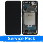 LCD ekranas suderinamas su Xiaomi 13 su rėmeliu / Juodas / (Service Pack)