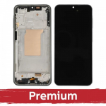 LCD ekranas suderinamas su Samsung A266 A26 5G su rėmeliu / juodas / OEM