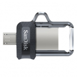 SanDisk Ultra Dual m3.0 USB flash drive 32 GB USB Type-A / Micro-USB 3.2 Gen 1 (3.1 Gen 1) must, h&otilde;bedane, l&auml;bipaistev