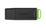 Kingston 256GB kaasaskantav USB 3.2 must/roheline