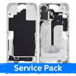 Apple iPhone 16 Plus keskkere korpus + aku / Valge / (Hoolduspackett)