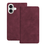 Smart Suede &uuml;mbris mudelile iPhone 17 6,3", bordoopunane