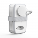 Orico AP3 65W GaN 6in1 pikendusjuhe 2x AC + 2x USB-A + 2x USB-C - valge