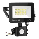 LEPRO 340013-DW-EU 20W 2000 lm 5000 K IP65 LED-prožektor liikumisanduriga