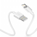 Dudao L1L USB-A - Lightning kaabel 3A 1 m - valge