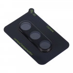 5D pilno klijavimo kameros apsauginis stiklas - Samsung Galaxy S23 Plus juodas