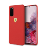 Ferrari silikoonist &uuml;mbris Samsung Galaxy S20 jaoks - punane