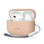 Tech-Protect Silicone &Uuml;mbris jaoks Apple AirPods Pro 1 / 2 - Beige