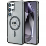 KARL LAGERFELD &uuml;mbris jaoks SAMSUNG S25 Ultra KLHMS25LHLSKIK (Magnetic IML Metal K. Heads) must